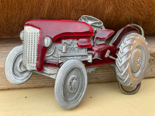 Bältesspänne Traktor Röd