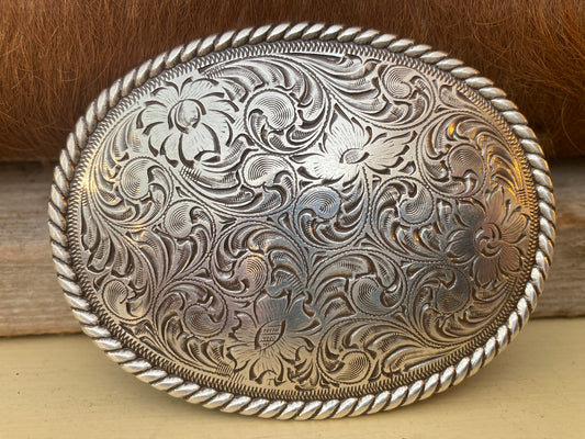 Bältesspänne Western Silverfärgat 2