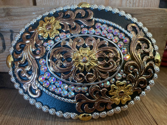 Bältesspänne Flerfärgat med Rhinestones