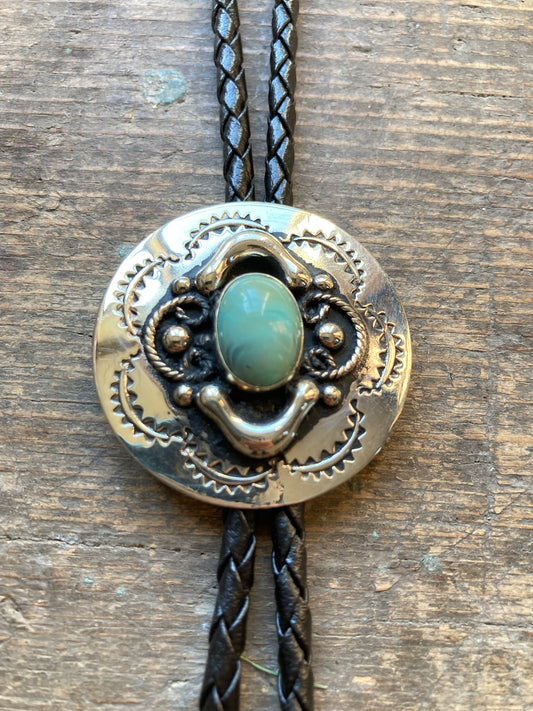 Bolotie Rund Turquoise