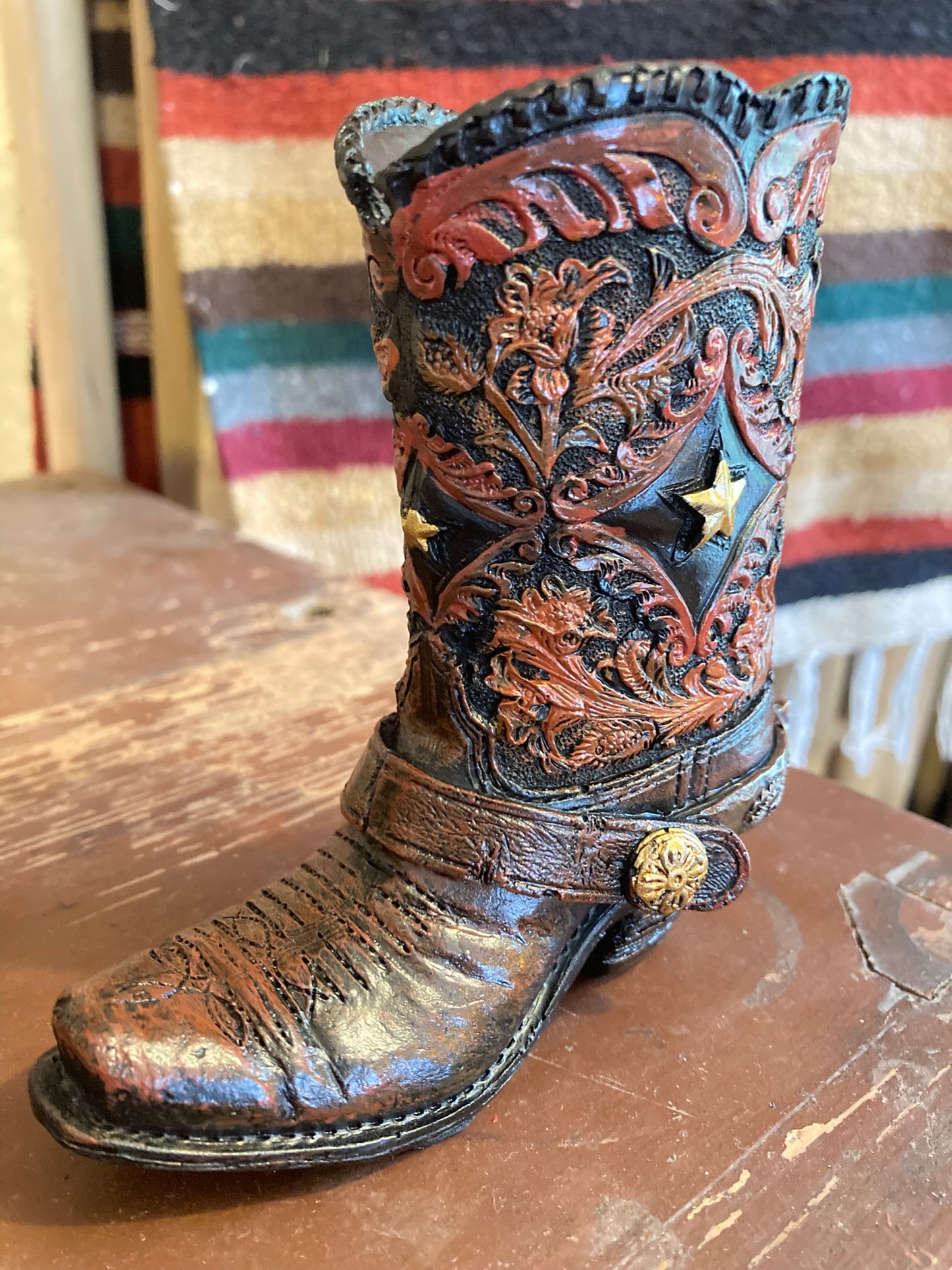 Prydnadsboots Brunröd Lonestar