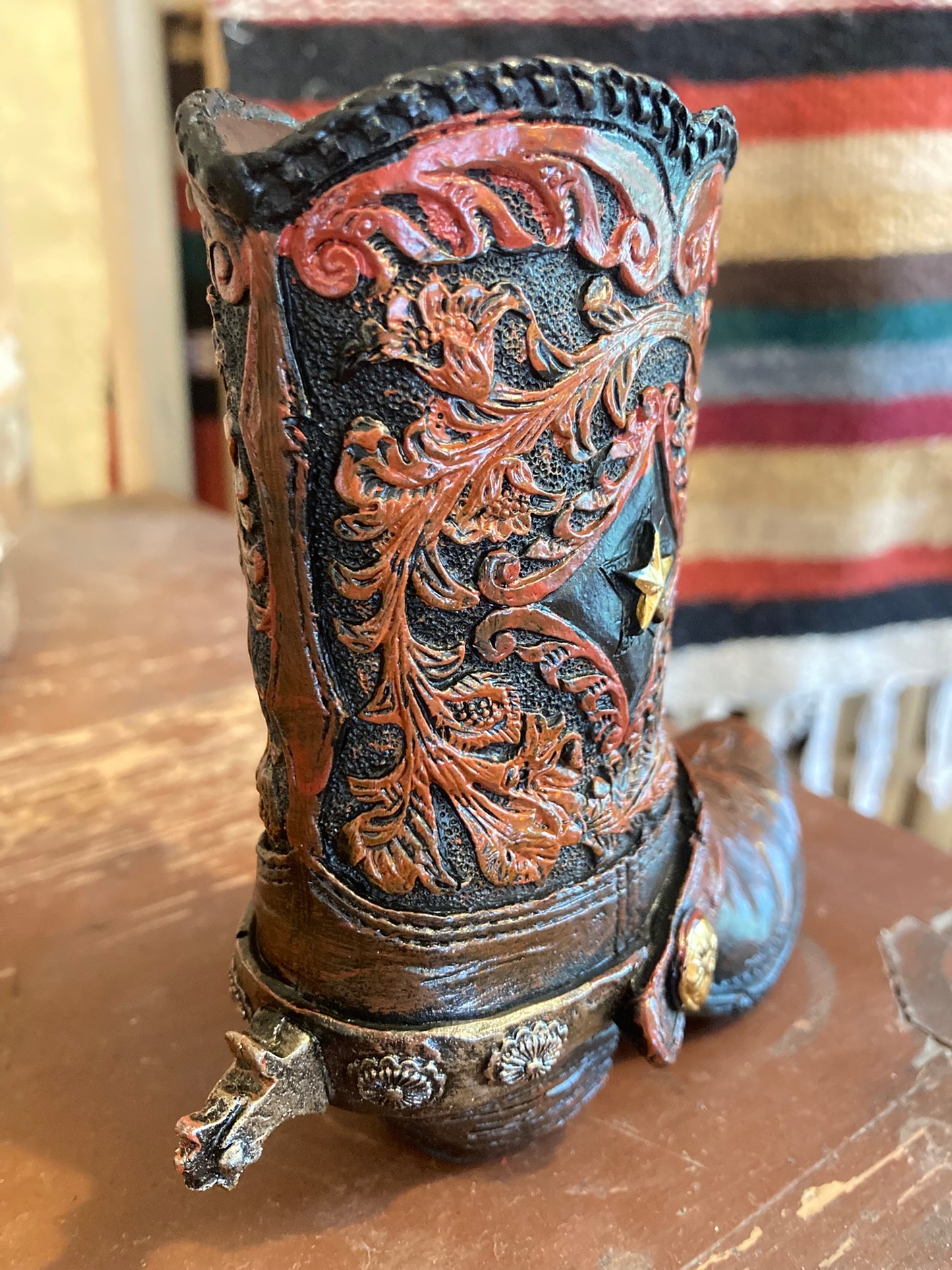 Prydnadsboots Brunröd Lonestar