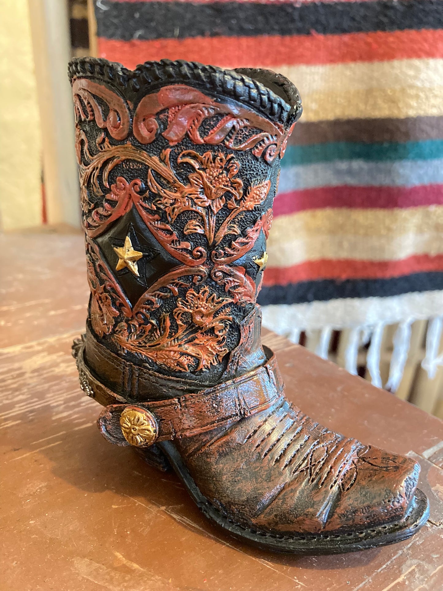 Prydnadsboots Brunröd Lonestar