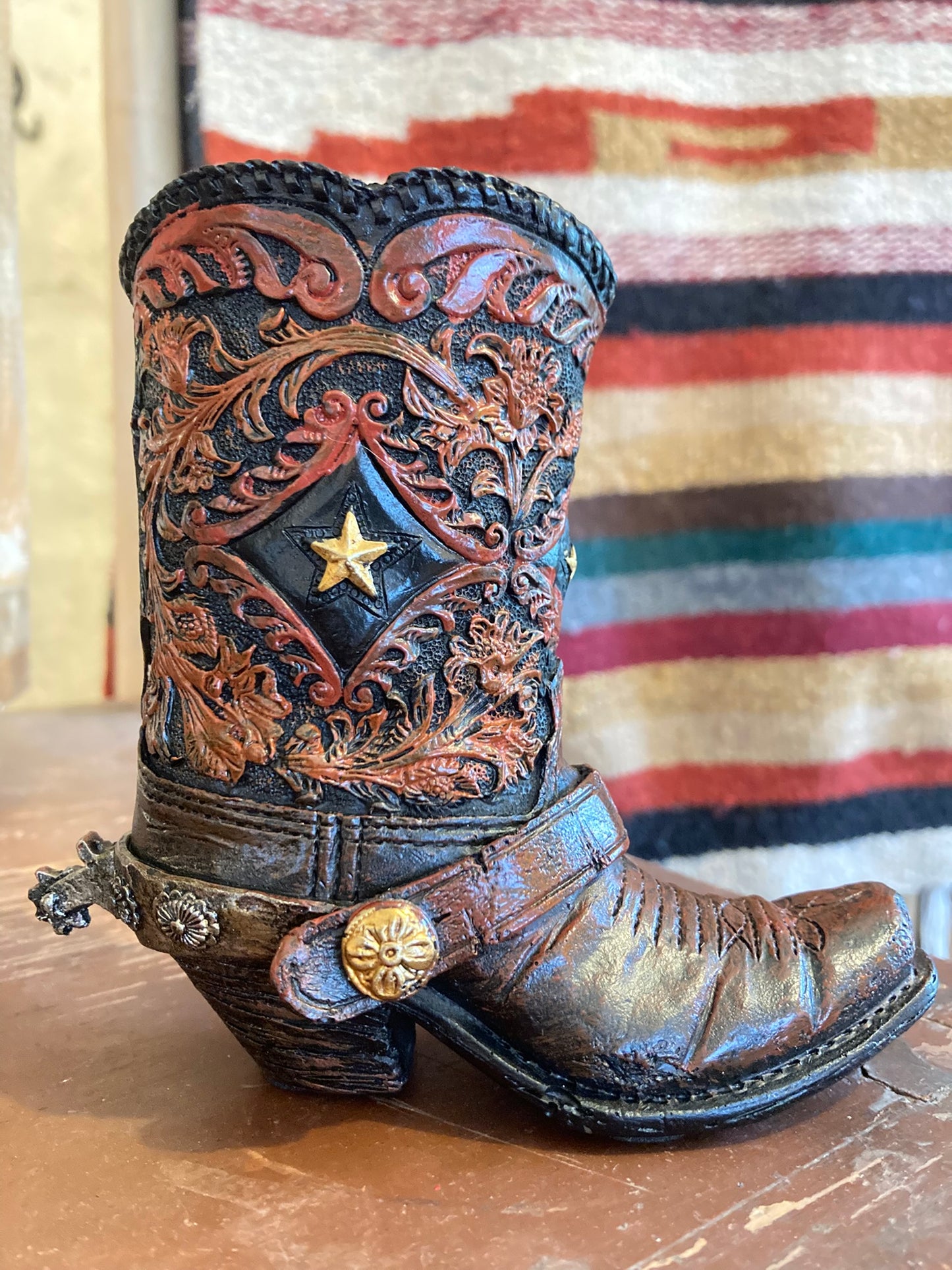 Prydnadsboots Brunröd Lonestar