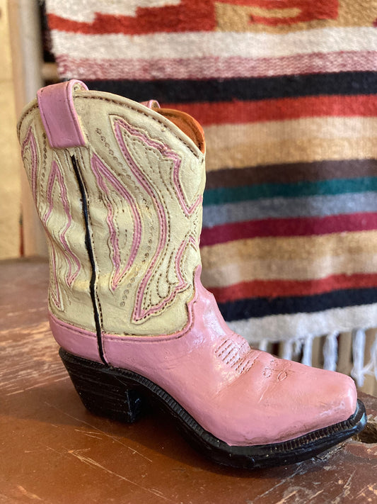 Prydnadsboots Rosa Gräddvit