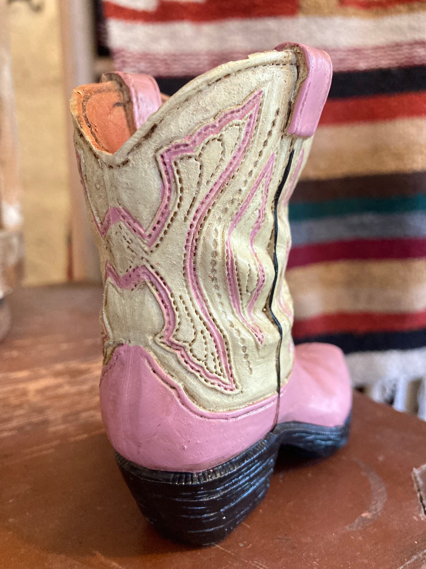 Prydnadsboots Rosa Gräddvit