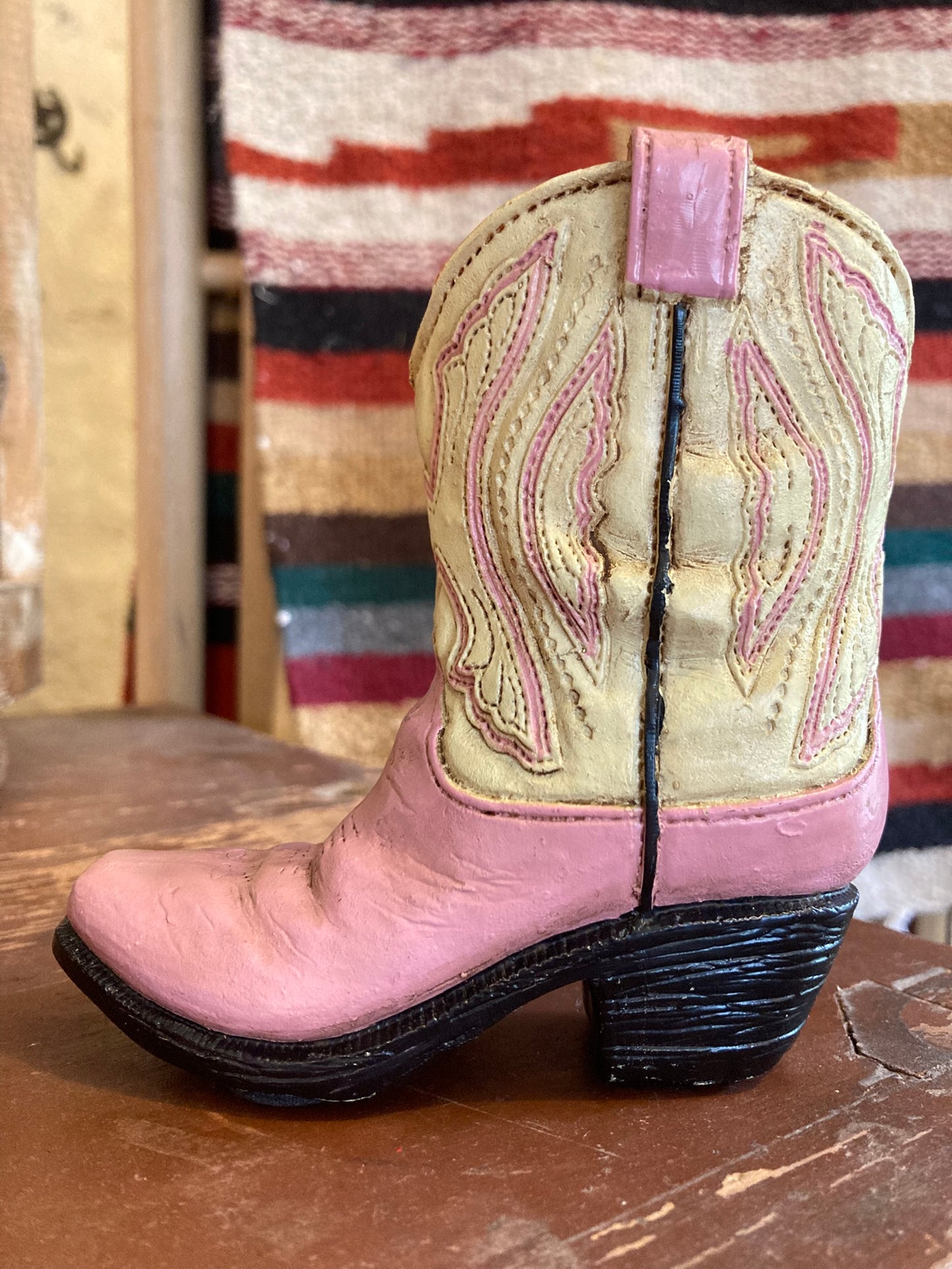 Prydnadsboots Rosa Gräddvit