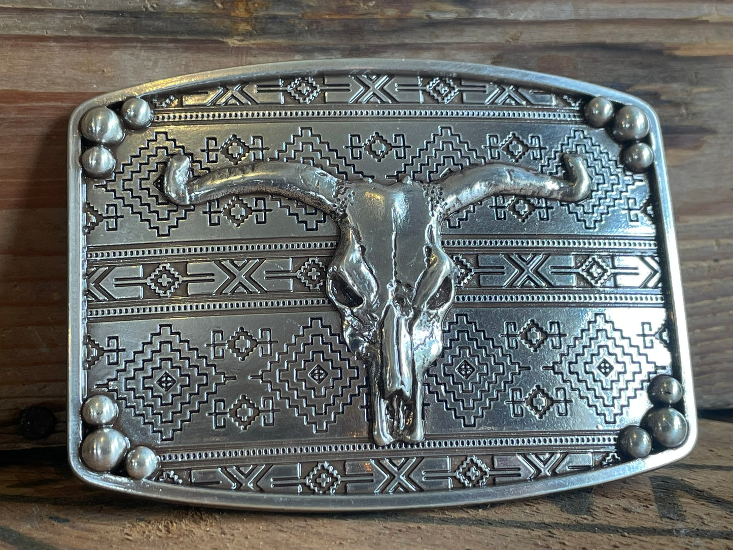 Bältesspänne Longhorn Aztec