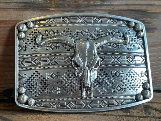 Bältesspänne Longhorn Aztec