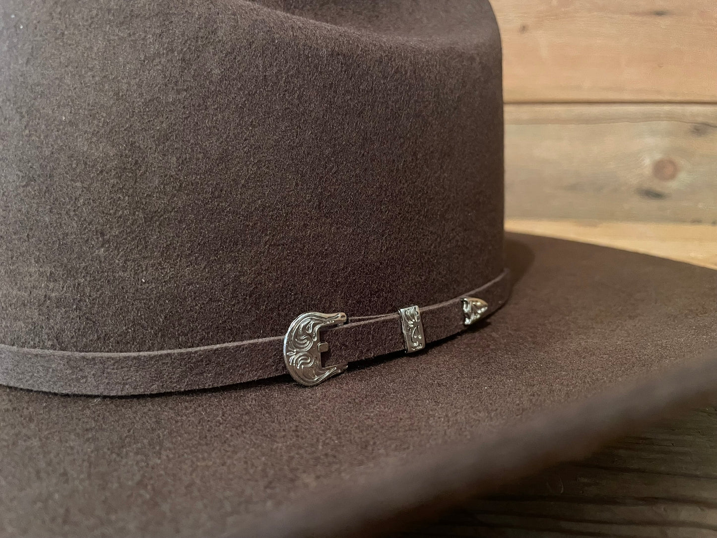 Cowboyhatt Twister Santa Fe 3X Filt Chokladbrun