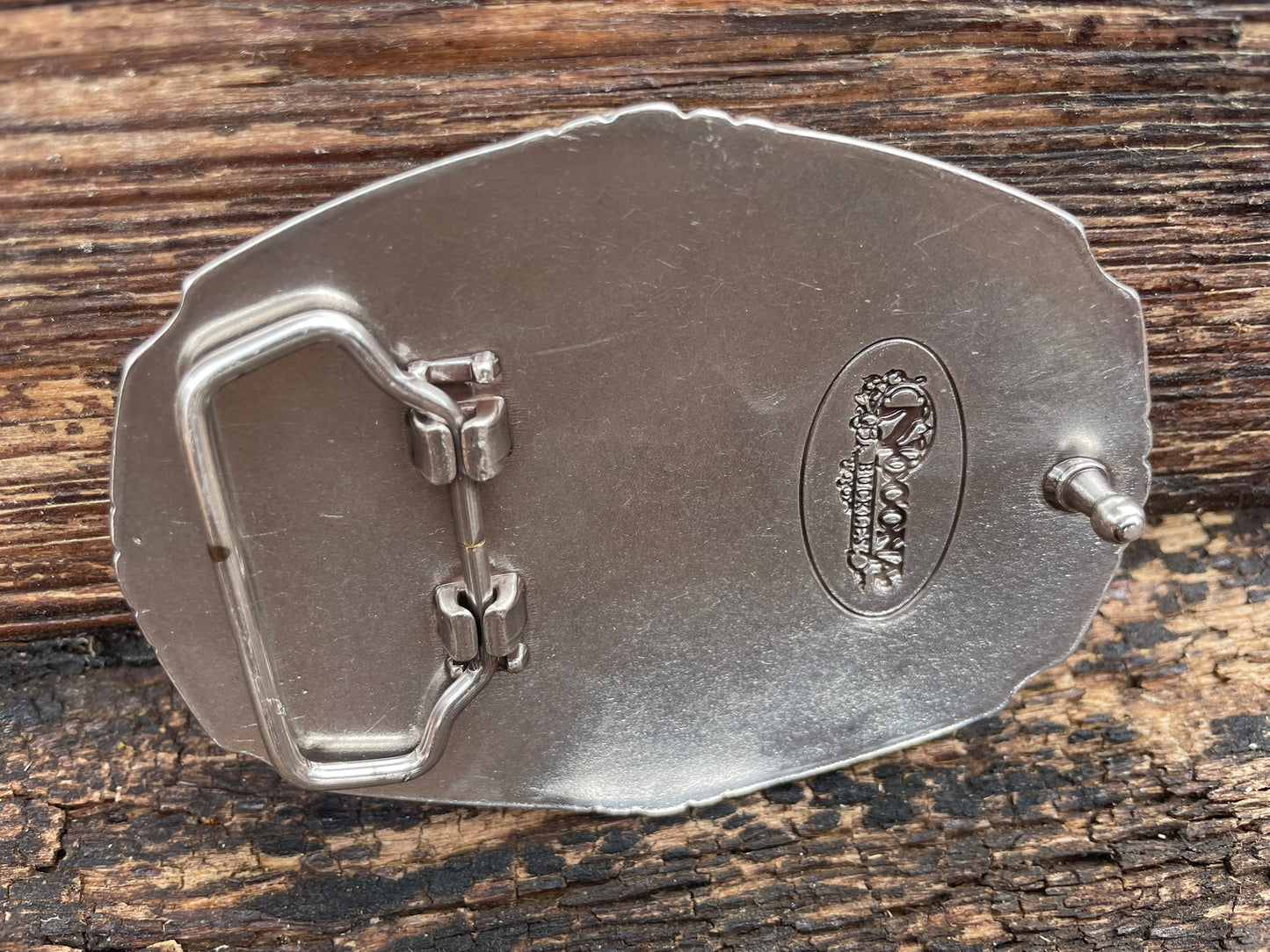 Belt Buckle American Flag Eagle Nocona