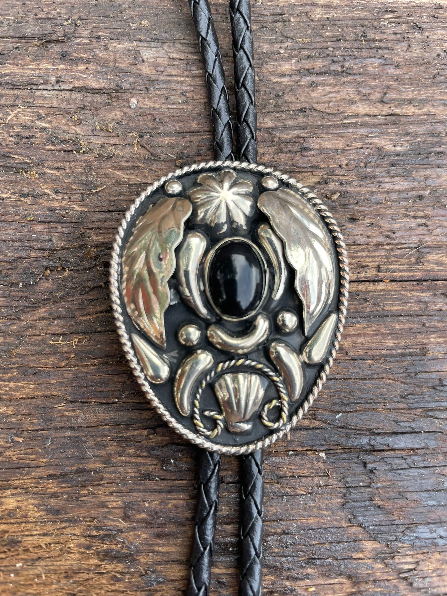 Bolotie Onyx Silverblad
