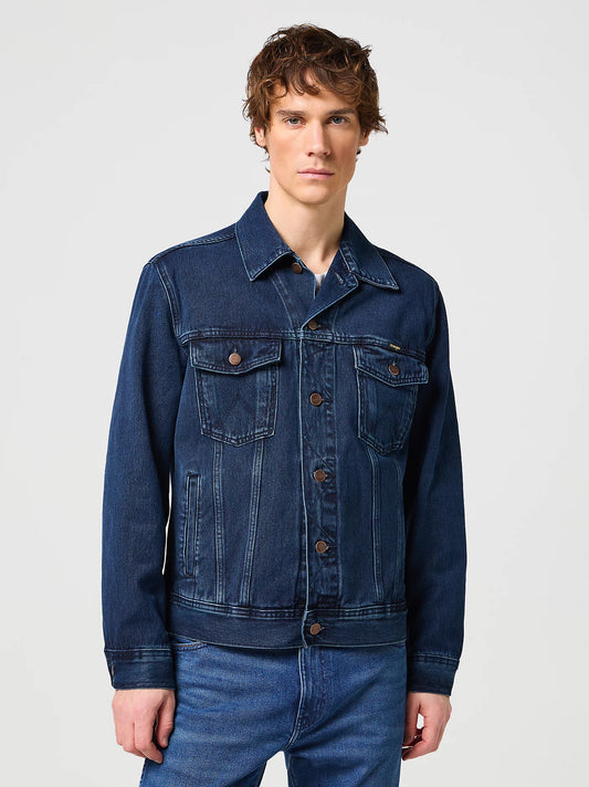 Wrangler Jeansjacka Western Coalblue Stone