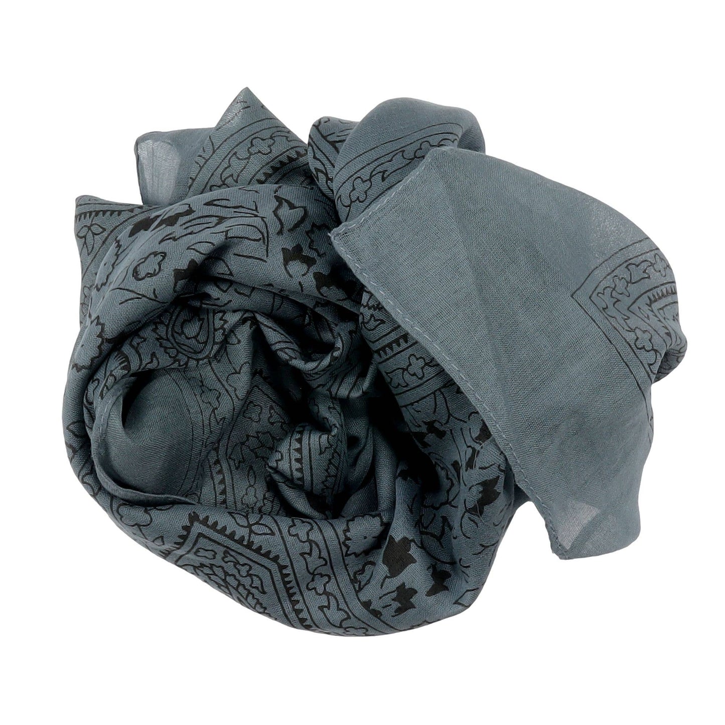 Cowboyscarf Wild Rag Mönstrad Grå / Svart