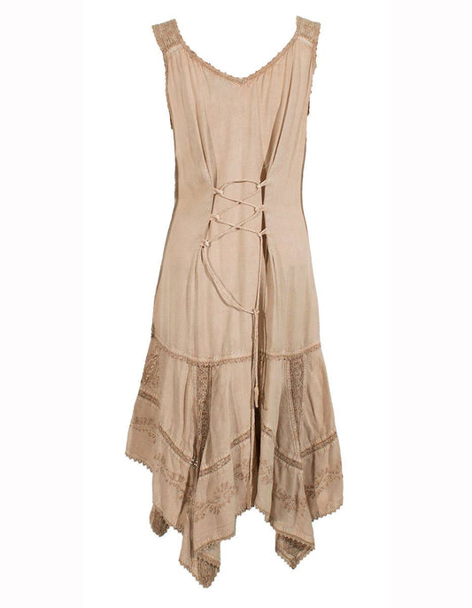 Klänning Naturfärgad