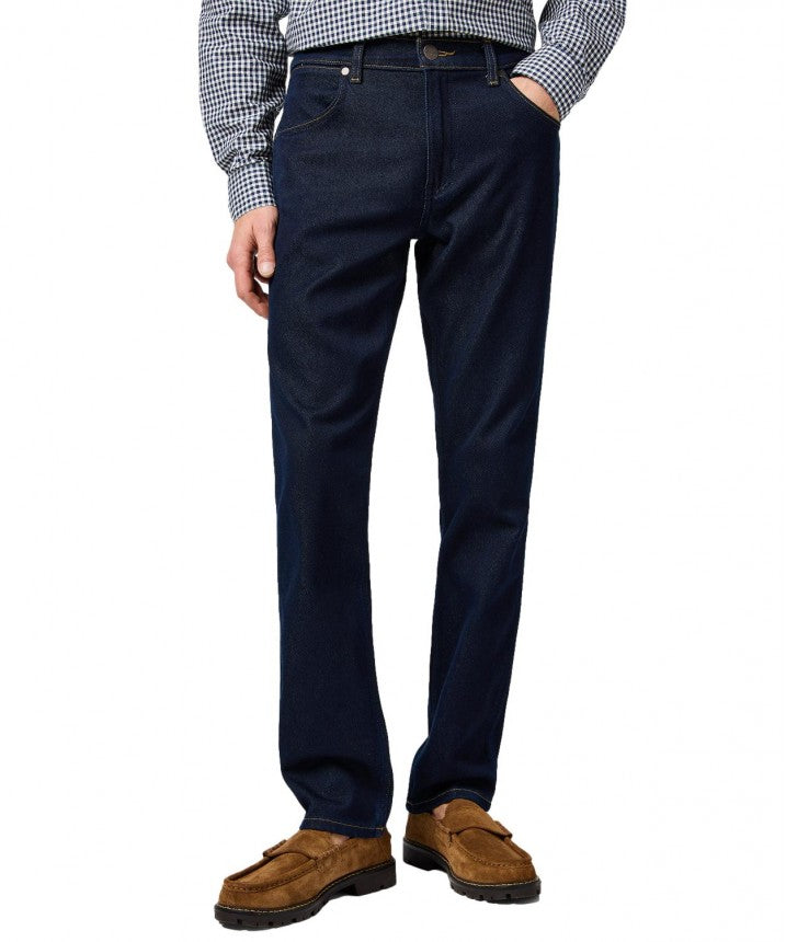 Wrangler Jeans Greensboro Mörkblå "Moonlight Rinse"