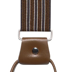 Gammaldags Hängslen Brunrandiga