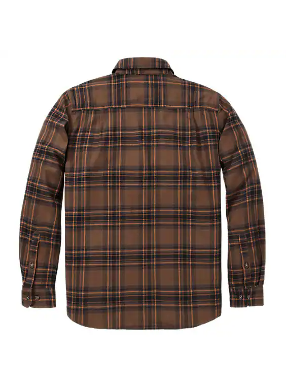 Carhartt Flannel Plaid Shirt Red Duck