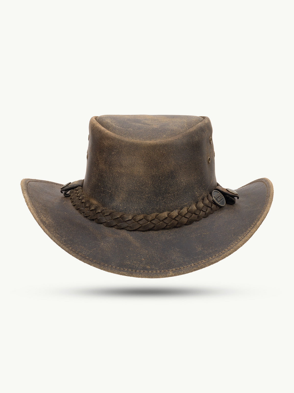 Läderhatt Brun Pathfinder