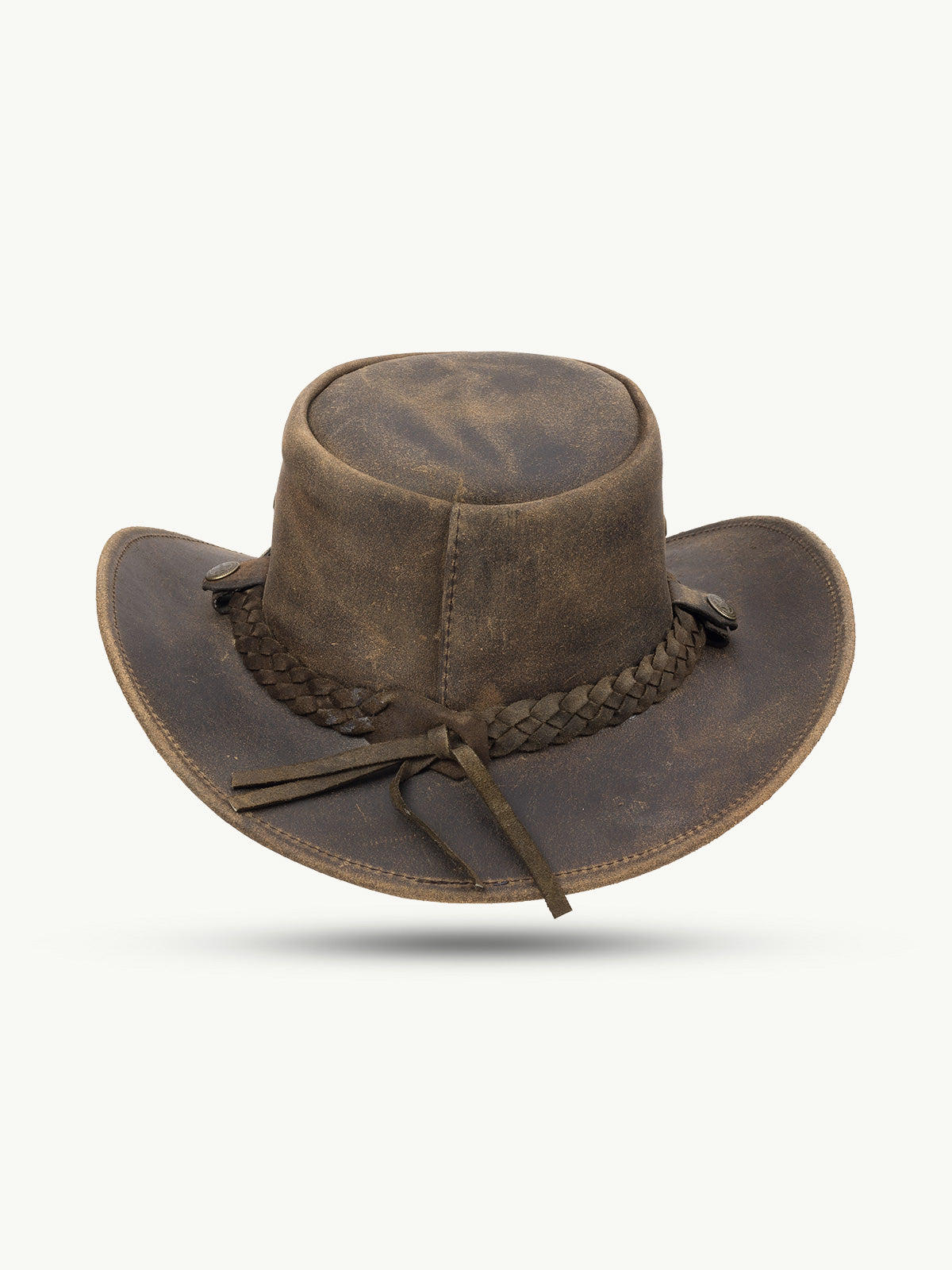 Läderhatt Brun Pathfinder