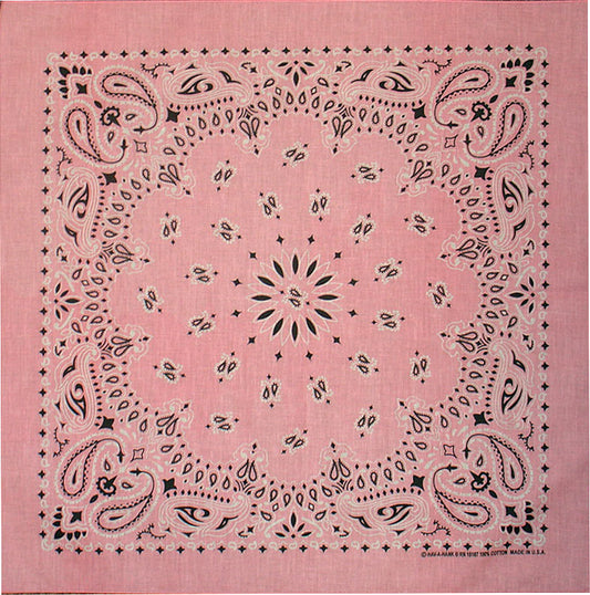 Bandana Paisley Rosa