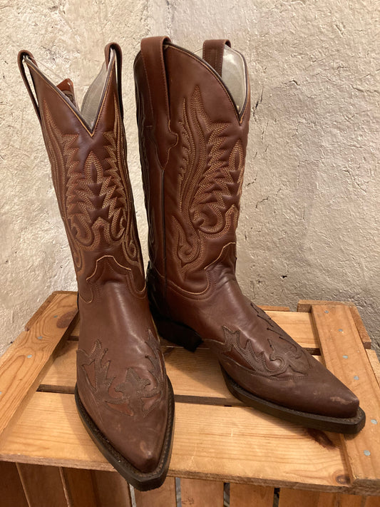 El Canelo Läderboots Bruna st. 37